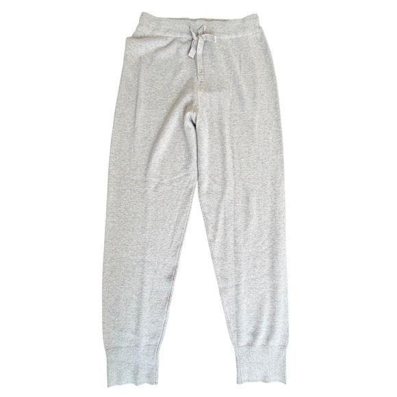 HM Wool Blend Knit Drawstring Jogger Pants Womens Size S Gray Cozy Loungewear - Picture 1 of 9